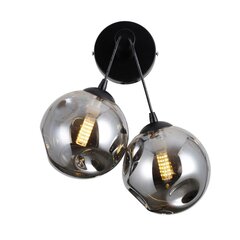 Italux sienas lampa Perlos WL-54456-2A-BK-SMG цена и информация | Настенные светильники | 220.lv