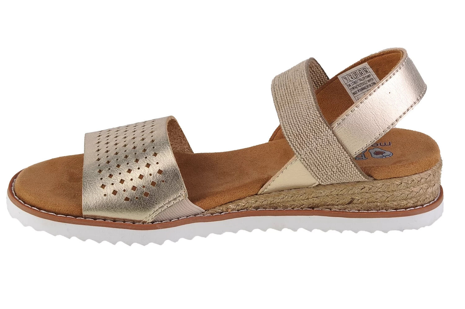 sandały damskie Skechers Desert Kiss 113557-CHMP 48557-21 цена и информация | Sieviešu sandales | 220.lv