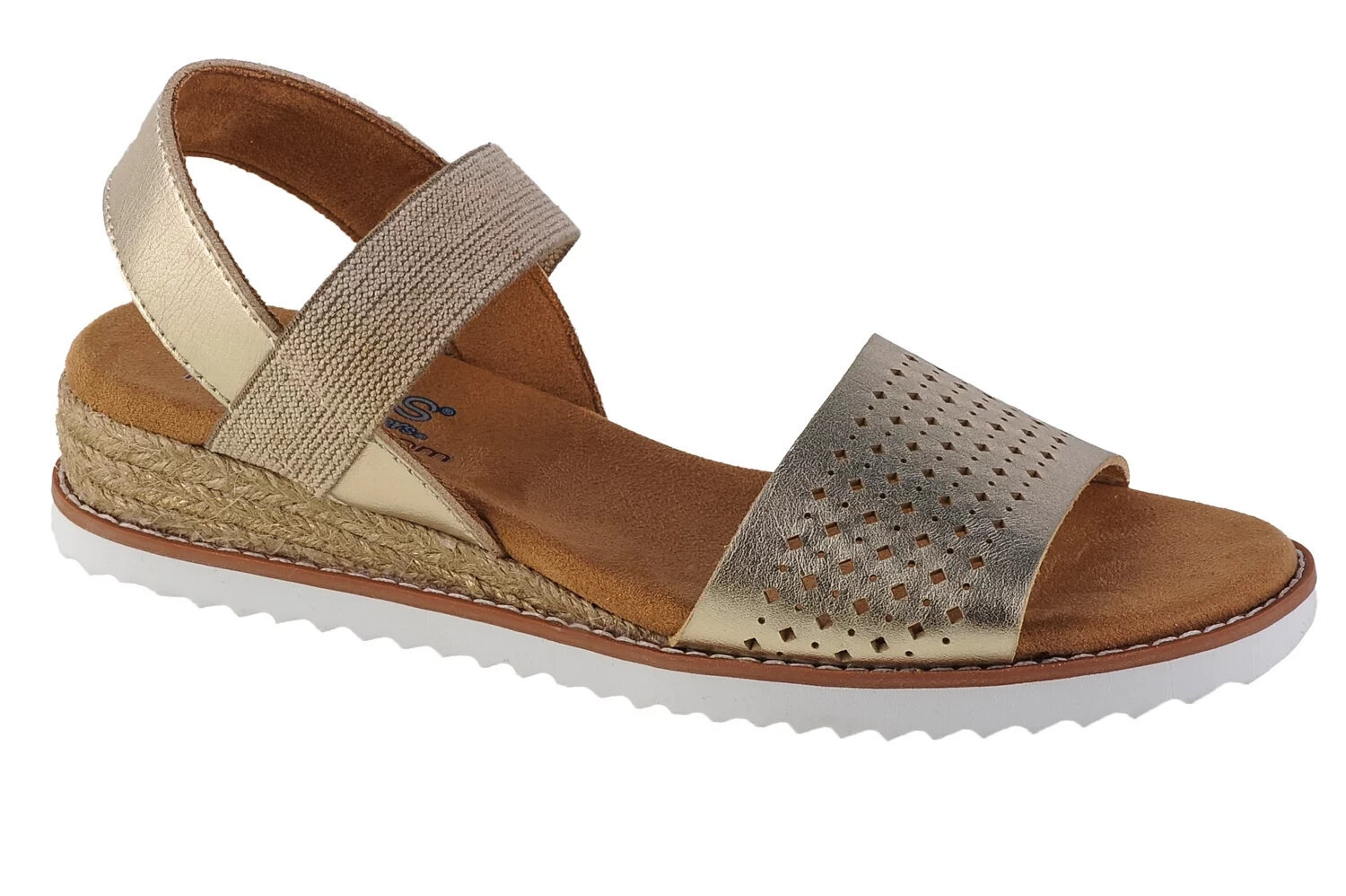 sandały damskie Skechers Desert Kiss 113557-CHMP 48557-21 cena un informācija | Sieviešu sandales | 220.lv