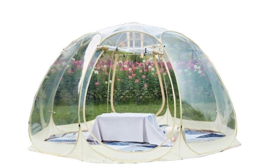 DreamTent, caurspīdīgā telts, 360x360 cena un informācija | Teltis | 220.lv