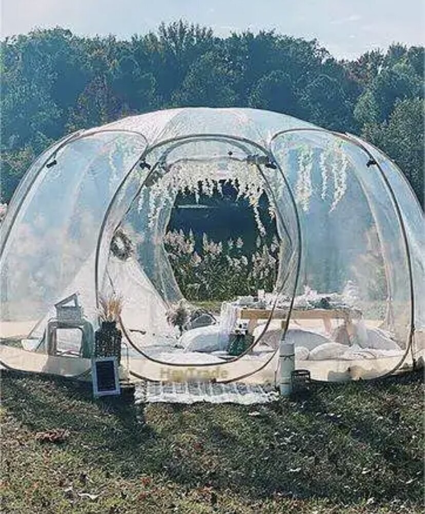 DreamTent, caurspīdīgā telts, 450x450 cena un informācija | Teltis | 220.lv