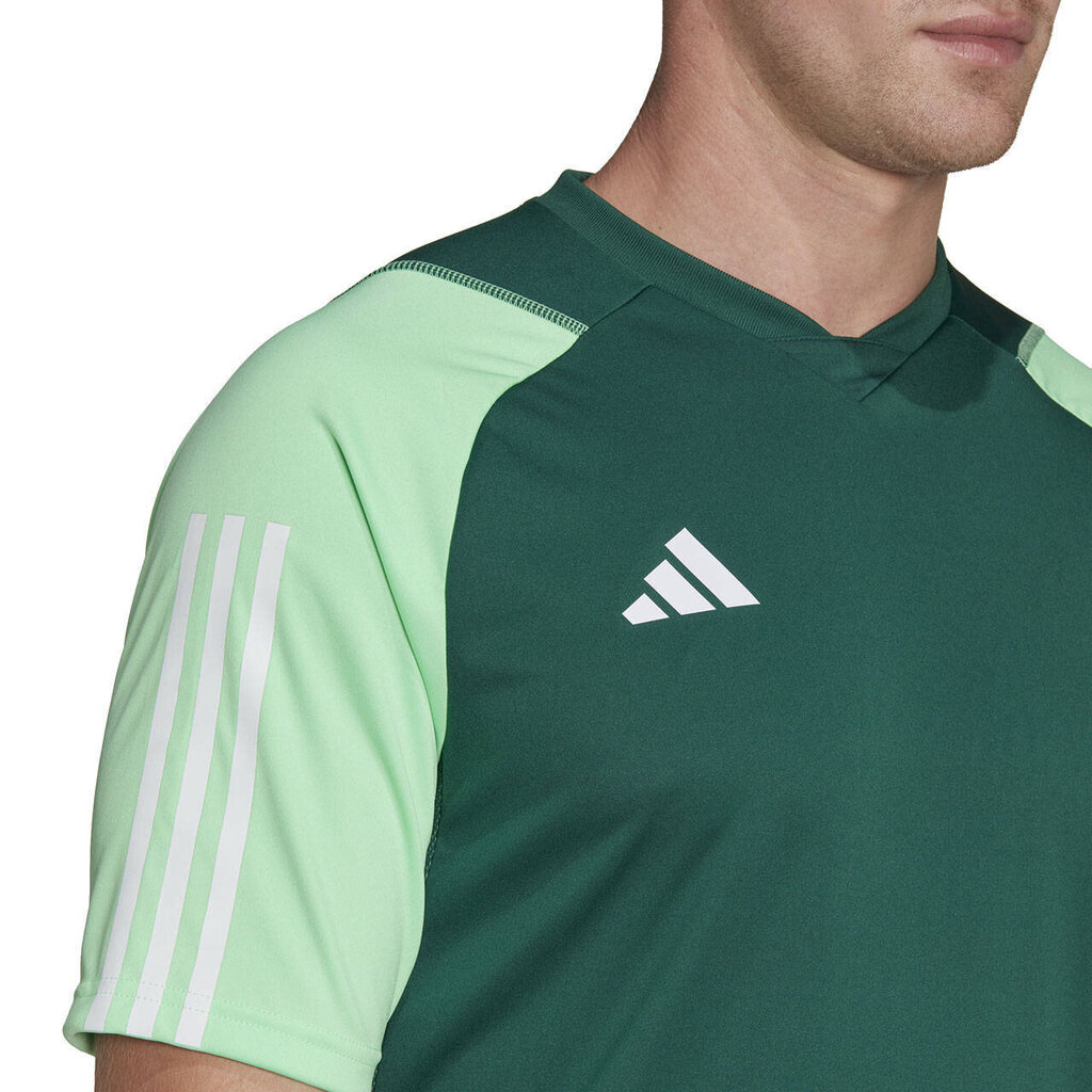 Koszulka męska adidas Tiro 23 Competition Jersey zielona HU1297 58577-283 цена и информация | Vīriešu T-krekli | 220.lv