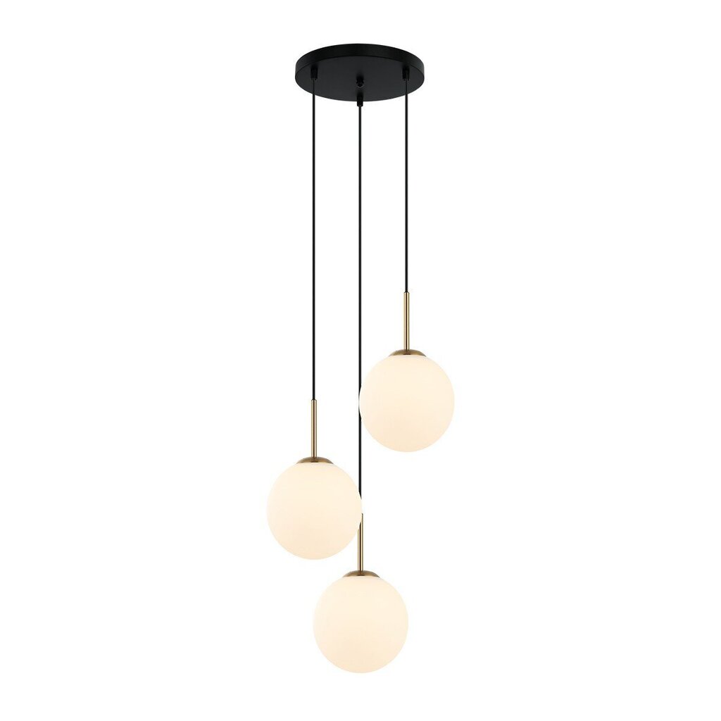 Italux piekaramā lampa Deore PND-5578-3S-BRO-BK cena un informācija | Lustras | 220.lv