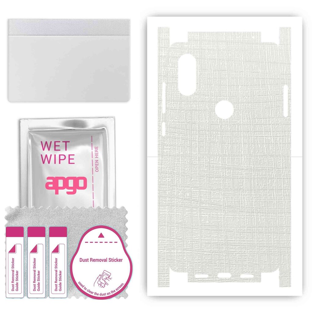 Apgo White Fabric Wrap цена и информация | Ekrāna aizsargstikli | 220.lv