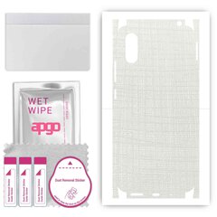 Apgo White Fabric Wrap cena un informācija | Ekrāna aizsargstikli | 220.lv