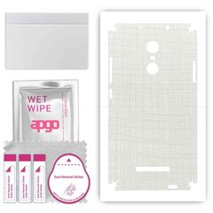 Apgo White Fabric Wrap cena un informācija | Ekrāna aizsargstikli | 220.lv