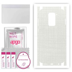 Apgo White Fabric Wrap cena un informācija | Ekrāna aizsargstikli | 220.lv