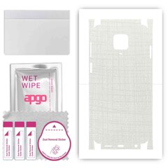 Apgo White Fabric Wrap cena un informācija | Ekrāna aizsargstikli | 220.lv