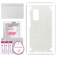 Apgo White Fabric Wrap cena un informācija | Ekrāna aizsargstikli | 220.lv