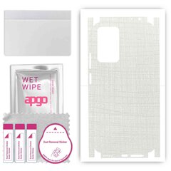 Apgo White Fabric Wrap cena un informācija | Ekrāna aizsargstikli | 220.lv