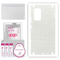 Apgo White Fabric Wrap cena un informācija | Ekrāna aizsargstikli | 220.lv