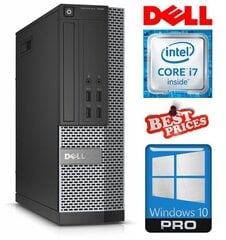 Dell 7020 SFF i7-4790 16GB 120SSD WIN10Pro cena un informācija | Stacionārie datori | 220.lv