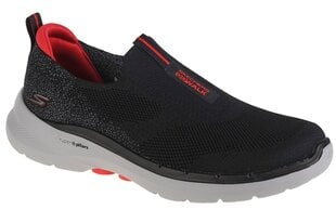 buty sneakers męskie Skechers Go Walk 6 216202-BKRD 60017-N cena un informācija | Sporta apavi vīriešiem | 220.lv