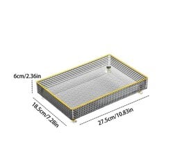 Органайзер для хранения косметики, Electronics LV-24134, 27,5х18,5 см, прозрачный, 1 шт цена и информация | Косметички, косметические зеркала | 220.lv