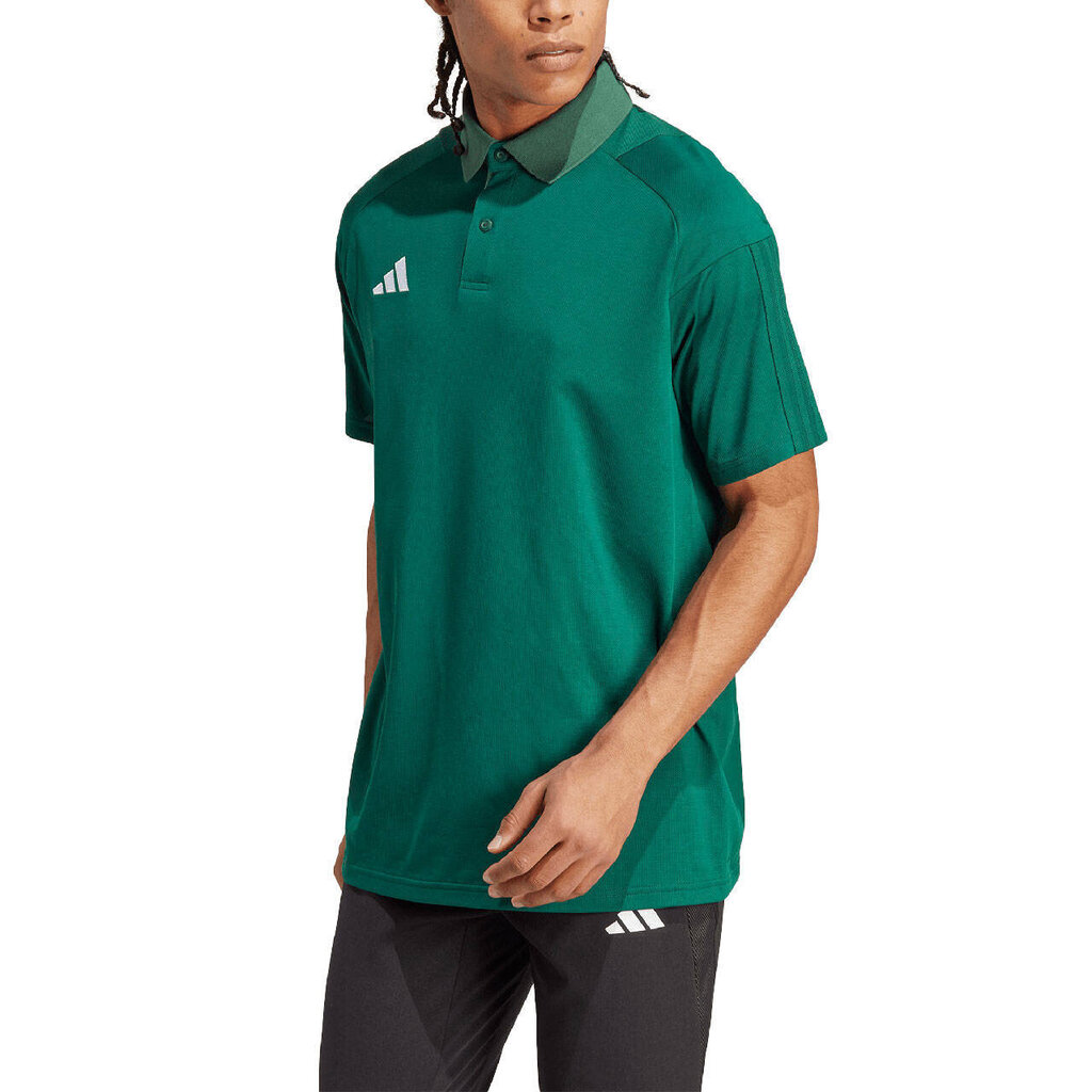 Koszulka męska adidas Tiro 23 Competition Polo zielona HU1345 60310-283 цена и информация | Vīriešu T-krekli | 220.lv