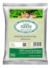 Matu un sejas maska ​​Indian Neem, 100 g cena un informācija | Kosmētika matu stiprināšanai | 220.lv