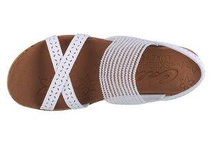 sandały damskie Skechers Beverlee - Boho Glow 119330-WHT 60852-19 cena un informācija | Sieviešu sandales | 220.lv