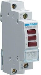 Светодиодный индикатор 3x красный 230V AC - SVN127 Hager цена и информация | Электрические выключатели, розетки | 220.lv