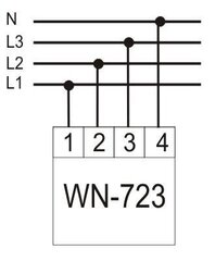 Voltmetrs WN-723 cena un informācija | Rokas instrumenti | 220.lv