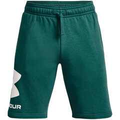 Spodenki męskie Under Armour Rival FLC Big Logo Shorts zielone 1357118 722 60869-283 cena un informācija | Vīriešu šorti | 220.lv