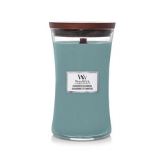 WoodWick Aromatizētas sveces vāze Evergreen Cashmere 609,5 g cena un informācija | Sveces un svečturi | 220.lv