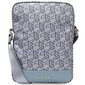 Guess Torba GUTB10HGCFSEB 10" niebieski|blue GCube Stripe Tablet Bag GUTB10HGCFSEB cena un informācija | Sieviešu somas | 220.lv