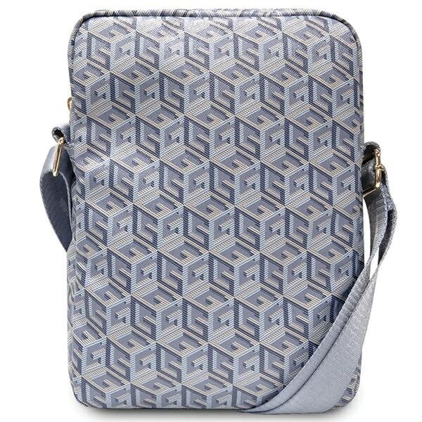 Guess Torba GUTB10HGCFSEB 10" niebieski|blue GCube Stripe Tablet Bag GUTB10HGCFSEB cena un informācija | Sieviešu somas | 220.lv