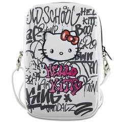 Hello Kitty Torebka HKPBPDGPHE biały|white Graffiti Kitty Head HKPBPDGPHE цена и информация | Женские сумки | 220.lv