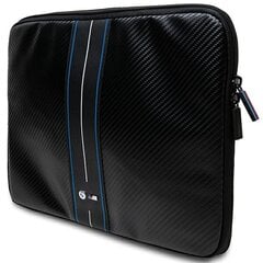 BMW Sleeve BMCS14COMSCAKL 14" czarny|black Carbon Blue Stripes BMCS14COMSCAKL cena un informācija | Sieviešu somas | 220.lv