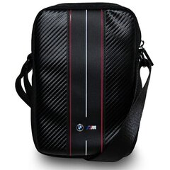 BMW Torebka BMTB8COMSCAKR 8" czarny|black Carbon Red Stripes BMTB8COMSCAKR цена и информация | Женские сумки | 220.lv