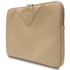 Guess Sleeve GUCS14ZPGSTEGD 14" złoty|light gold Triangle 4G GUCS14ZPGSTEGD cena un informācija | Sieviešu somas | 220.lv