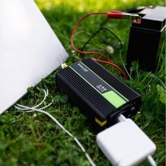 Green Cell Power Inverter 24V to 230V 300W|600W Modified sine wave UK PLUG cena un informācija | Sprieguma pārveidotāji | 220.lv