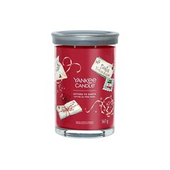 Yankee Candle Aromātiskā svece Signature tumbler large Vēstules Ziemassvētku vecītim 567 g cena un informācija | Sveces un svečturi | 220.lv