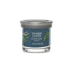 Yankee Candle Aromātiskā svece Signature tumbler small Bayside Cedar 122 g cena un informācija | Sveces un svečturi | 220.lv