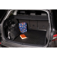 Резиновый коврик багажного отделения Volkswagen Caddy Life (Comfortline, Trendline) 2004-2020 (5 места / plastic-coated trunk walls) цена и информация | Коврики для багажника по авто моделям | 220.lv