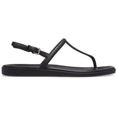 Crocs™ босоножки для женщин Miami Thong Sandal 308157, чёрные цена и информация | Женские босоножки | 220.lv