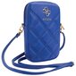 Guess Torebka GUWBZPSQSSGB niebieski|blue Zip Quilted 4G GUWBZPSQSSGB cena un informācija | Sieviešu somas | 220.lv