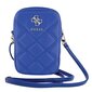 Guess Torebka GUWBZPSQSSGB niebieski|blue Zip Quilted 4G GUWBZPSQSSGB cena un informācija | Sieviešu somas | 220.lv