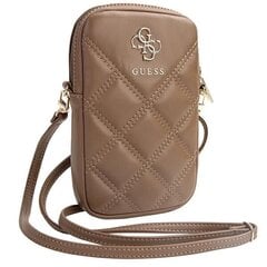 Guess Torebka GUWBZPSQSSGW brązowy|brown Zip Quilted 4G GUWBZPSQSSGW cena un informācija | Sieviešu somas | 220.lv