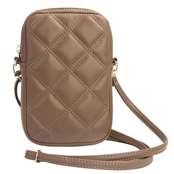 Guess Torebka GUWBZPSQSSGW brązowy|brown Zip Quilted 4G GUWBZPSQSSGW cena un informācija | Sieviešu somas | 220.lv