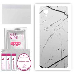 Apgo White Marble Wrap цена и информация | Защитные пленки для телефонов | 220.lv