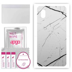 Apgo White Marble Wrap цена и информация | Защитные пленки для телефонов | 220.lv