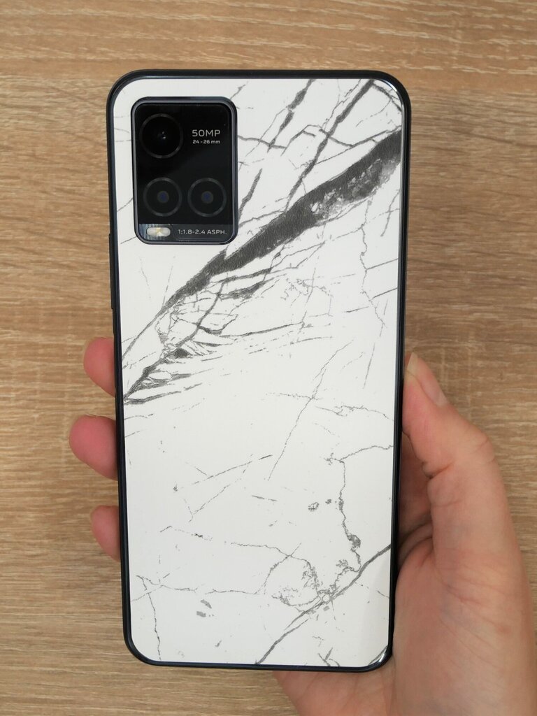 Apgo White Marble Wrap цена и информация | Ekrāna aizsargstikli | 220.lv