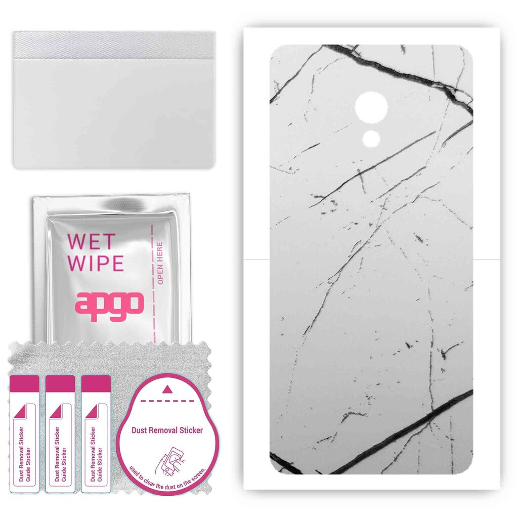 Apgo White Marble Wrap цена и информация | Ekrāna aizsargstikli | 220.lv