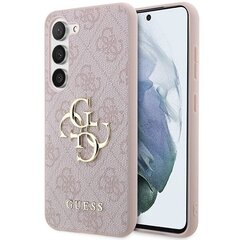 Оригинальный чехол GUESS - твердый футляр 4G Big Metal Logo GUHCSA554GMGPI для Samsung Galaxy A55 розовый цена и информация | Чехлы для телефонов | 220.lv