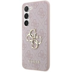 Оригинальный чехол GUESS - твердый футляр 4G Big Metal Logo GUHCSA554GMGPI для Samsung Galaxy A55 розовый цена и информация | Чехлы для телефонов | 220.lv