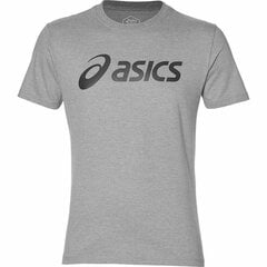 Vīriešu Krekls ar Īsām Piedurknēm Asics Big Logo Pelēks cena un informācija | Sporta apģērbs vīriešiem | 220.lv