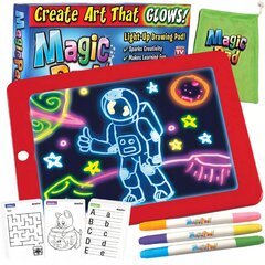 Световой планшет для рисования Magic SketchPad, волшебная доска цена и информация | Развивающие игрушки | 220.lv