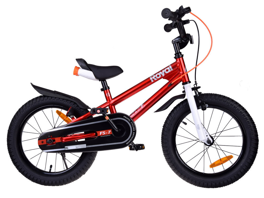 Bērnu velosipēds Royal Baby 16", sarkans цена и информация | Velosipēdi | 220.lv