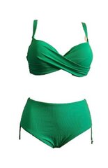 Раздельный купальник для женщин, зелёный цена и информация | Купальные костюмы | 220.lv